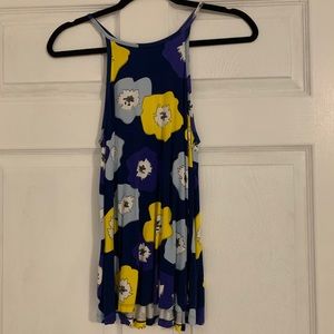 Ava Sky Floral Racerback Tank